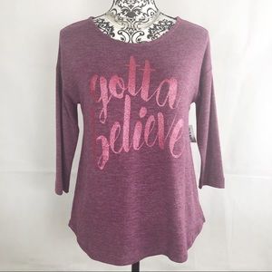 Old Navy | Girls Blouse Size XL Color Purple NWT